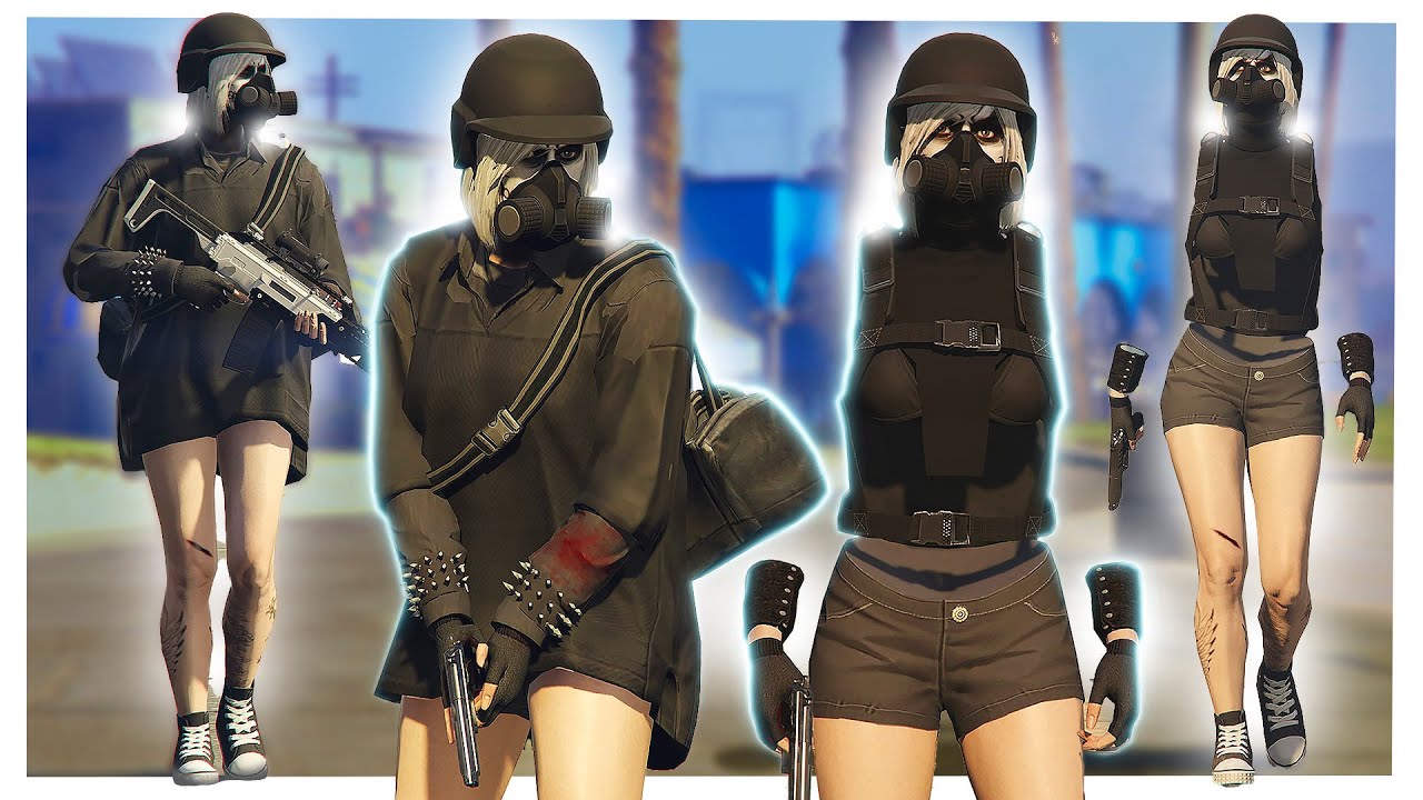 GTA 5 ONLINE - TRAJES FEMININO FEITO NA SESSÃO! FÁCIL! TRYHARD - PS4/PS5/XBOX ONE/SERIES