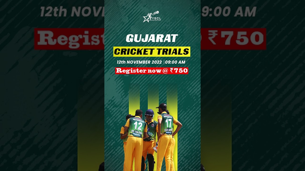 Gujrat (Ahmedabad) Cricket Trials | Biggest Cricket Talent Hunt | YSCLeague | Cricket