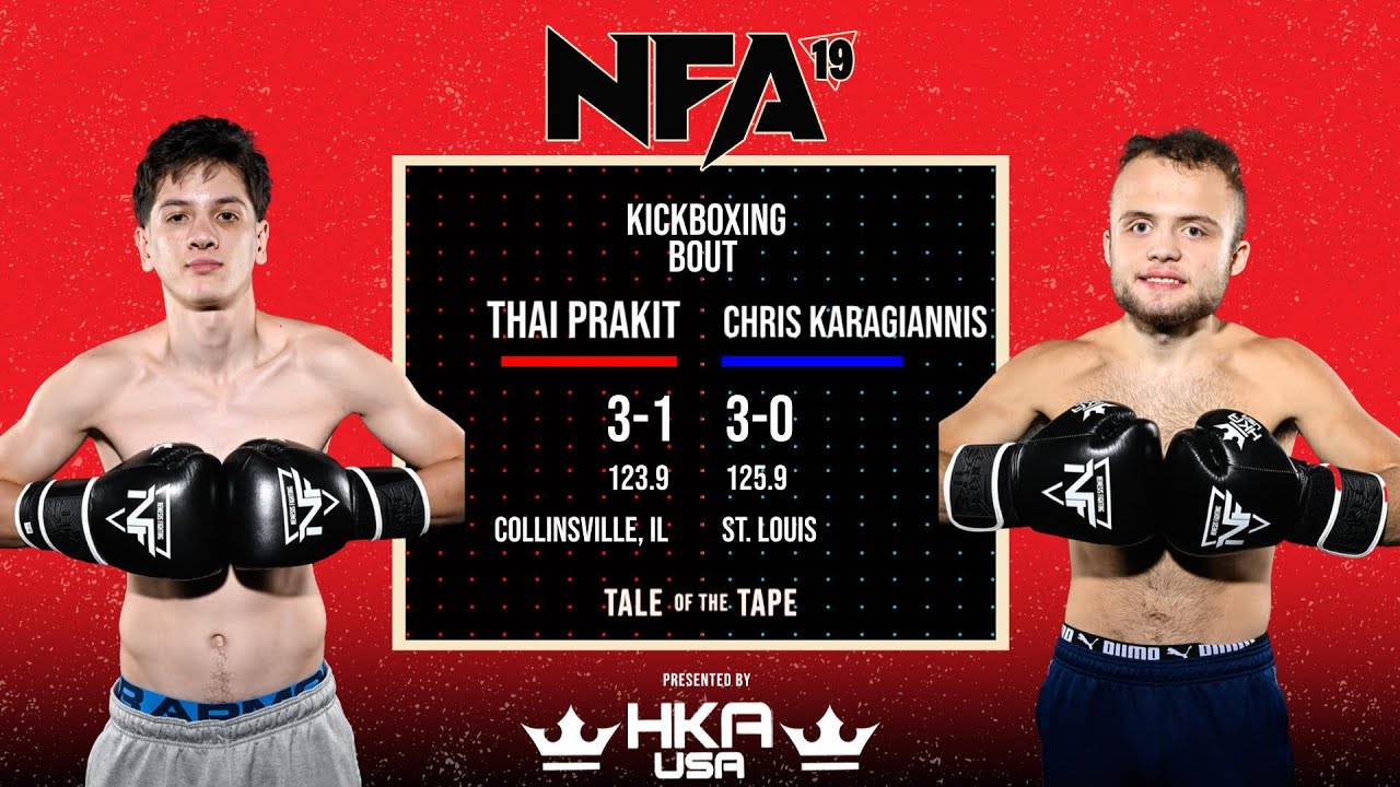 Nemesis 19 amateur #K1 bout Prakit vs Karagiannis