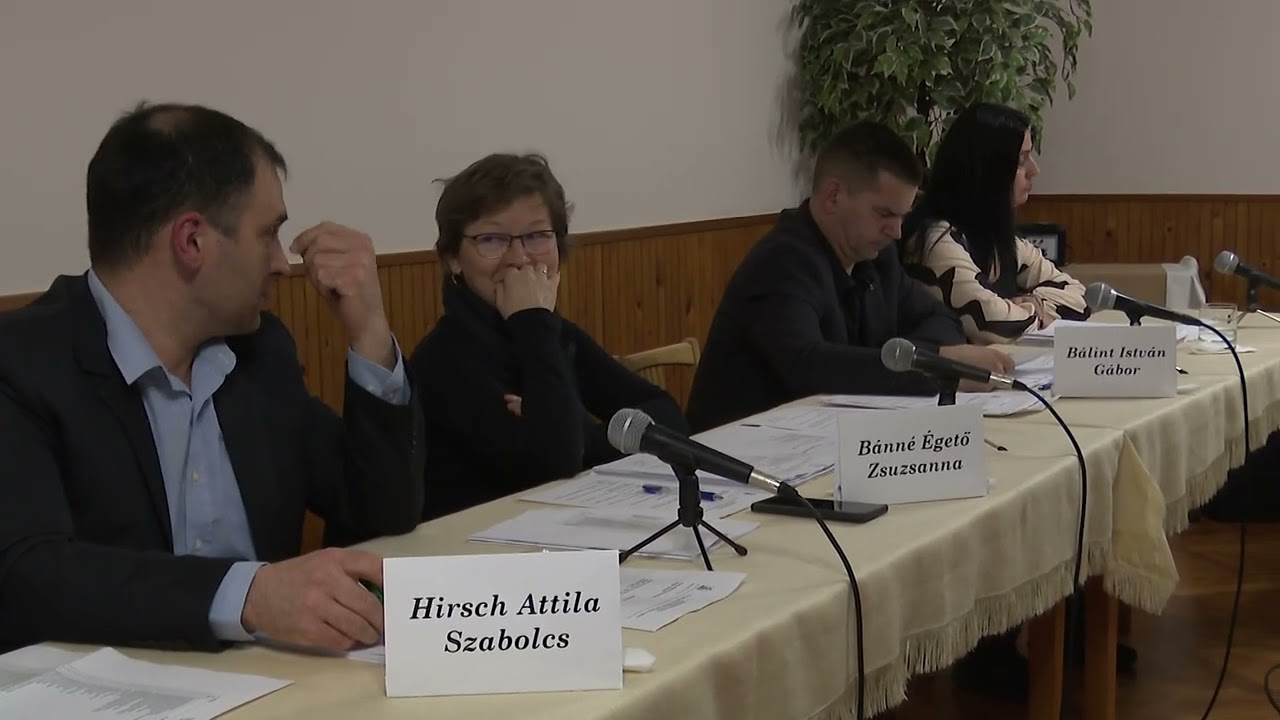 Képviselő - testületi ülés Tázlár  -  2026.02.11