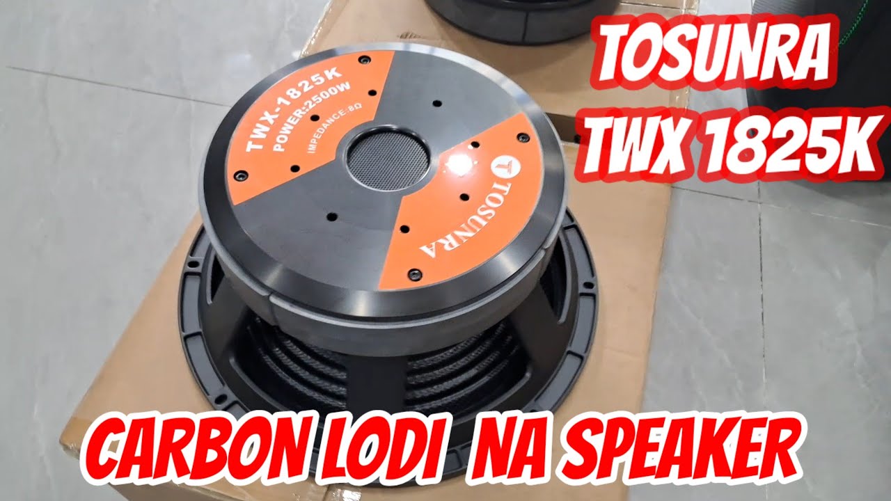 CARBON LODI NA SPEAKER  TWX 1825K  TOSUNRA  2500W 6 INCHES VOICE COIL