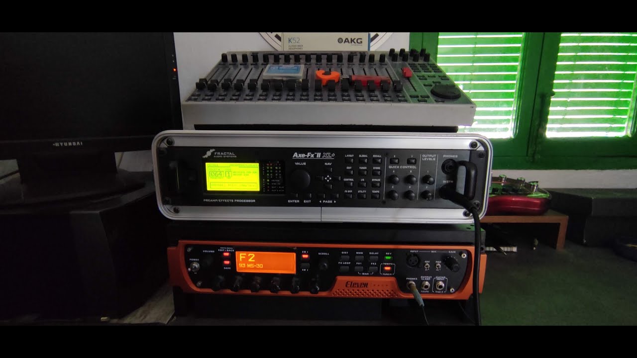 AVID ELEVEN RACK VS AXE FX2 XL+ ( COMPARACION SERIA )