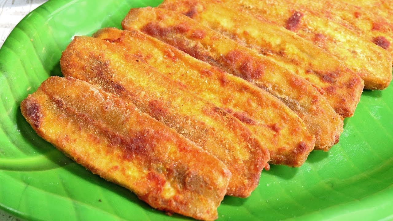 कच्चा केला फ्राय : How to Cook Raw Banana Fry | Kacha kela fry