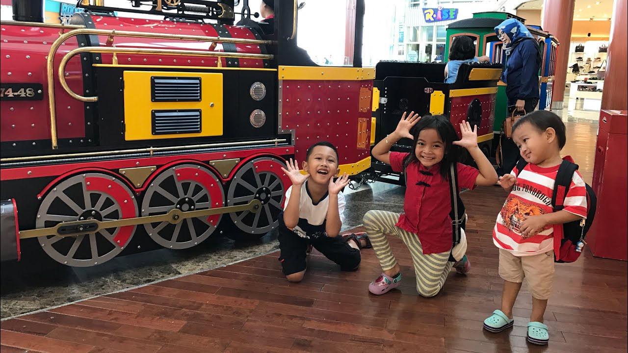 Zara Ujian tentang Kereta Api sambil main Odong Odong di Bx Change | HomeSchooling