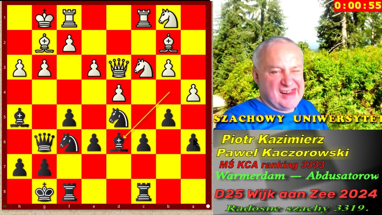 Szachy. Wijk ann Zee 2024 (22). D25. RS.3319.