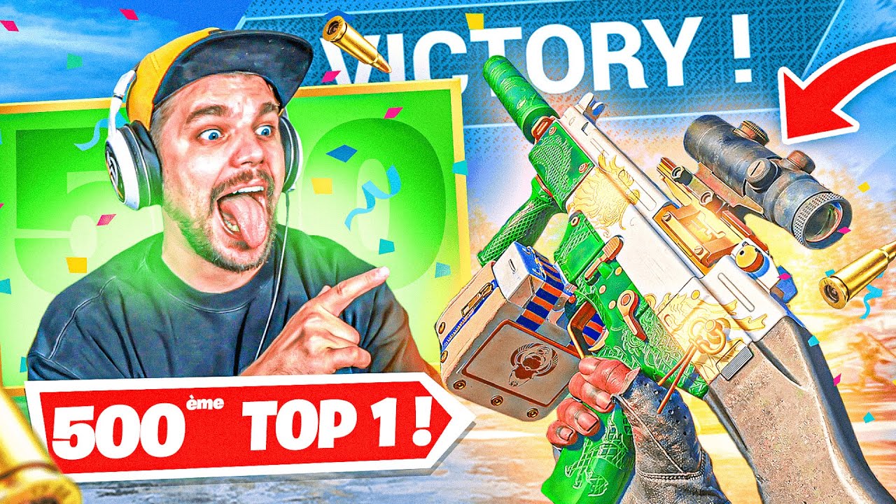 MON 500eme TOP1 sur WARZONE !! (Classe CHEATÉE sur la KSP)