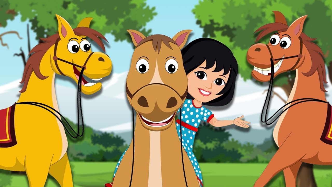 Chal Chal Gurram | Horse Song | Telugu Songs and Rhymes for Children