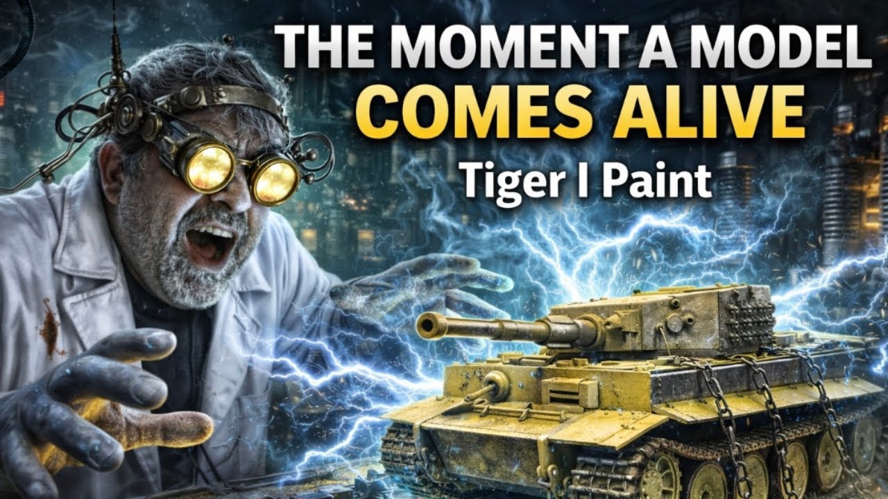 Момент, когда модель оживает — Tiger I Paint