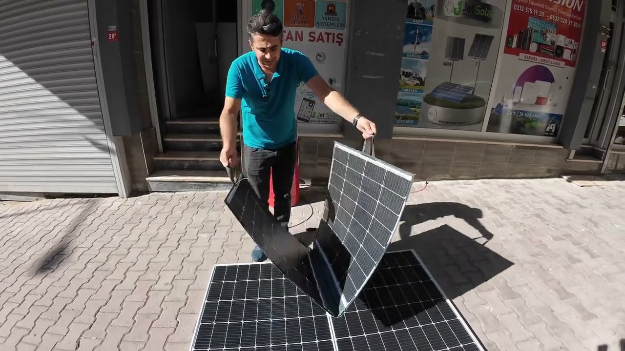 Katlanır Solar Panel Esnek Panel 200 w Jetsun Pro KT200w