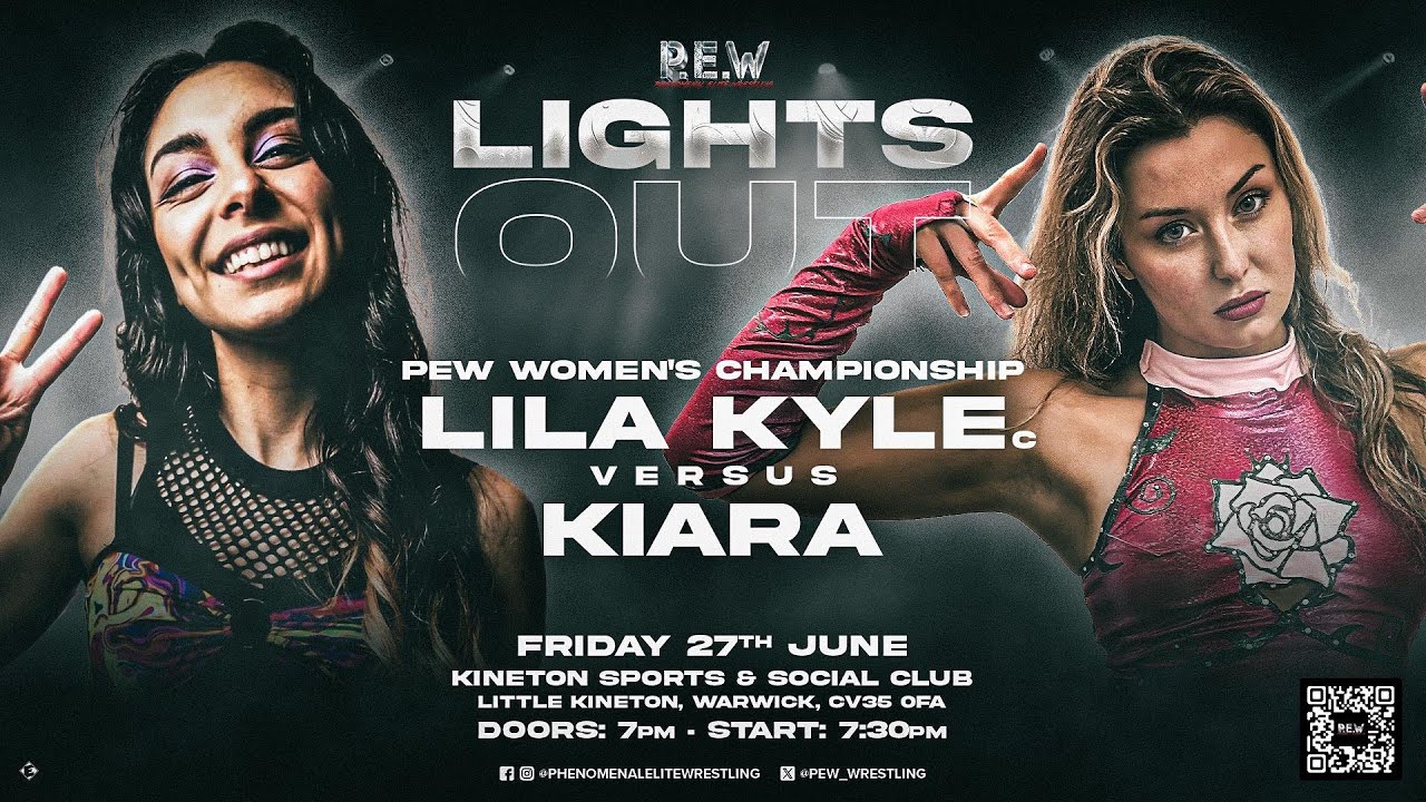 FULL MATCH- P.E.W Women’s Championship: Lila Kyle Vs Kiara- P.E.W 'LIGHTS OUT’