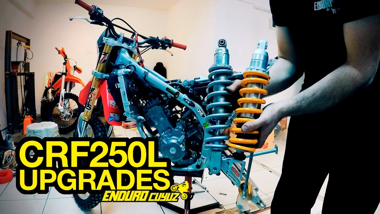 CRF250L Upgrades - FMF Q4 Full Exhaust, Öhlins Rear Shock, Electronic Jet Kit...