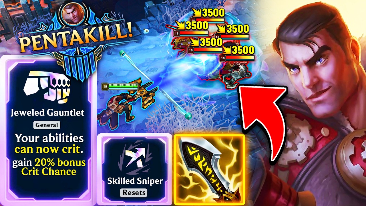 1 in a Million Odds God Roll Jayce: Infinite Cannon Nuke Spam (PENTAKILL)