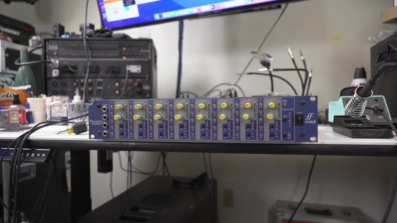 Replacing The Power Switch On A Focusrite ISA828