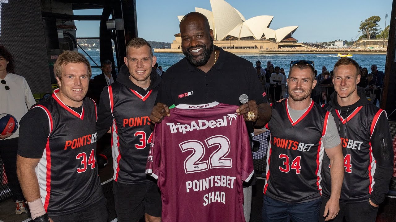 Jake Trbojevic can't believe how big Shaq is!!!