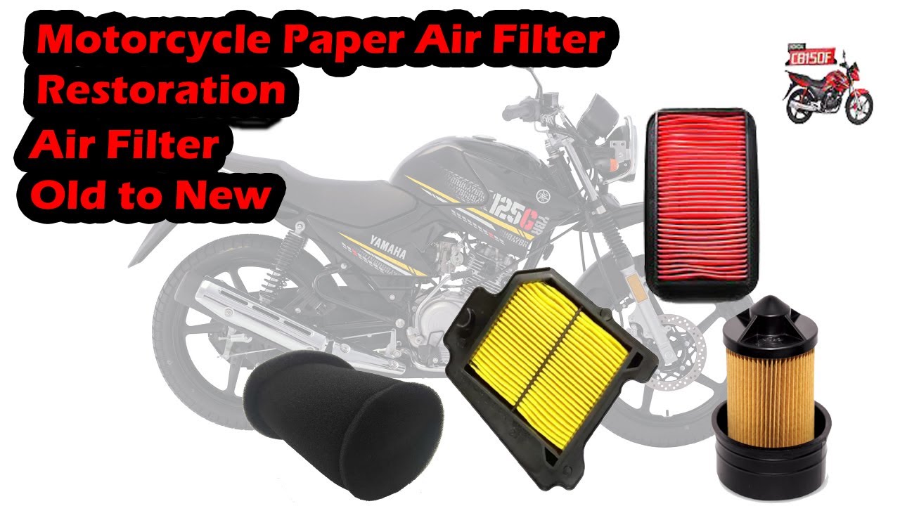 Motorcycle Air Filter Restoration | How to Clean Motorcycle Air Filter | [RESTORATION]