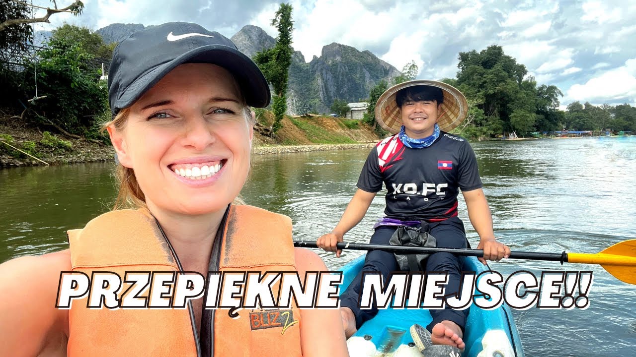 VANG VIENG, LAOS // G&oacute;ry, jaskinie, wycieczka na kajakach i.... wielkie pająki!