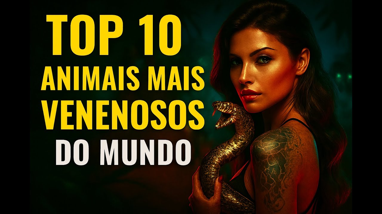 Top 10 animais mais venenosos do mundo!