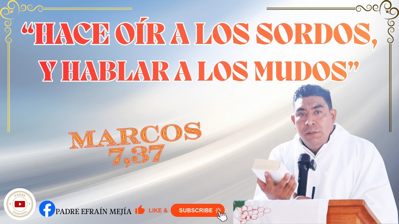 ✝️ Santa Misa. Viernes 13 de Febrero del 2026.  // Marcos 7,37 // || Padre Efraín Mejía