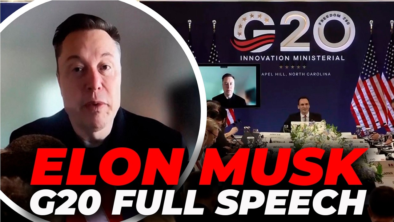 Elon Musk UNLEASHES his AI VISION at the G20: the FUTURE is CLOSER than YOU THINK