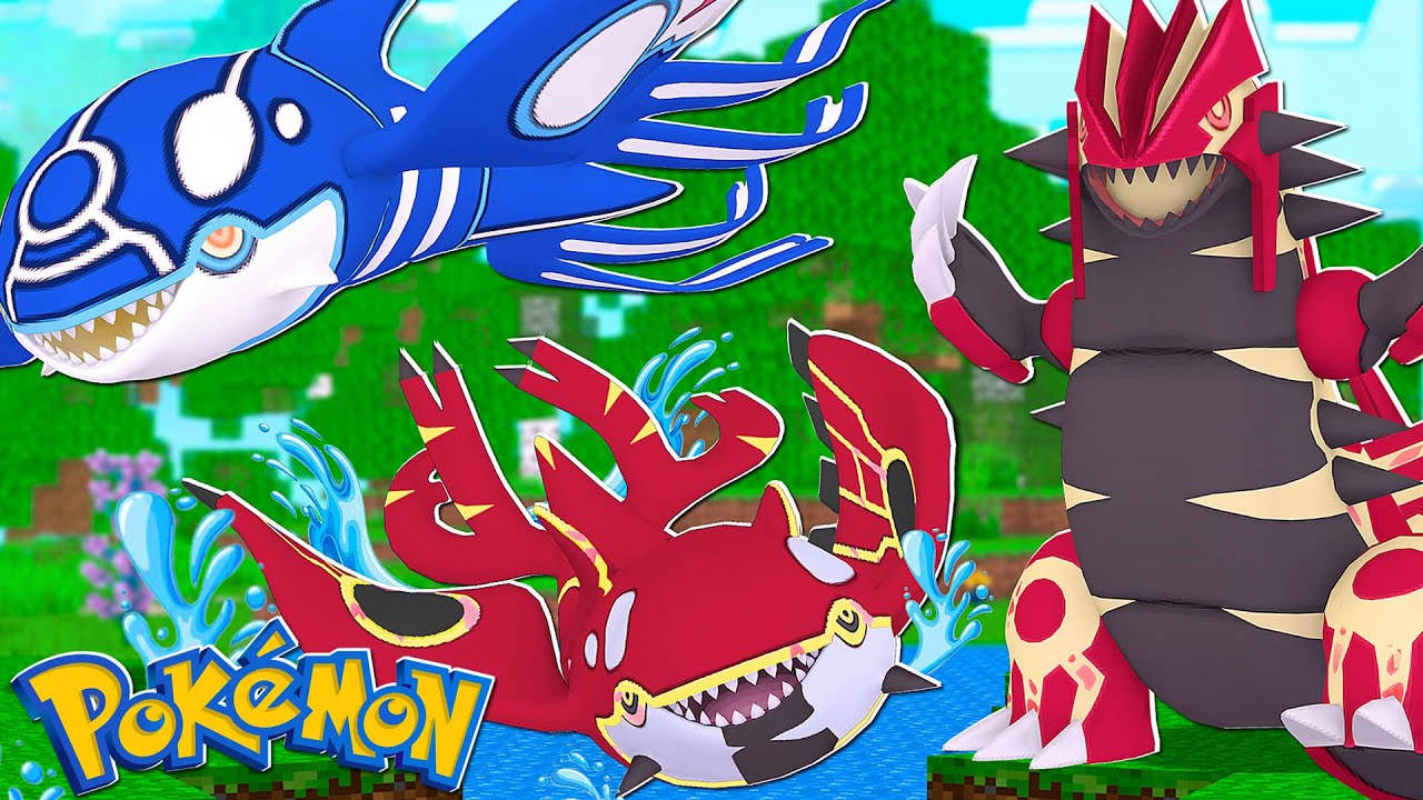 Minecraft - Who's Your Family? PRIMAL KYOGRE E PRIMAL GROUDON TIVERAM UM FILHO POKÉMON! ( Pixelmon )
