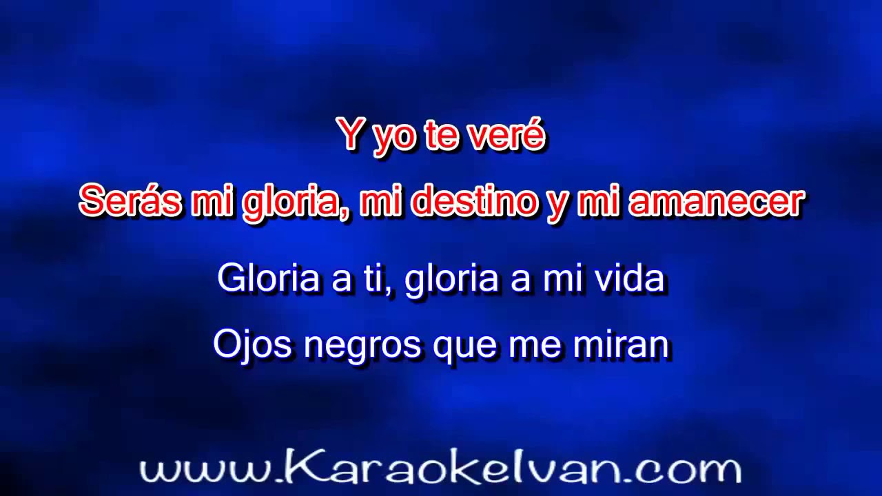 Lucero - Gloria A Ti KARAOKE