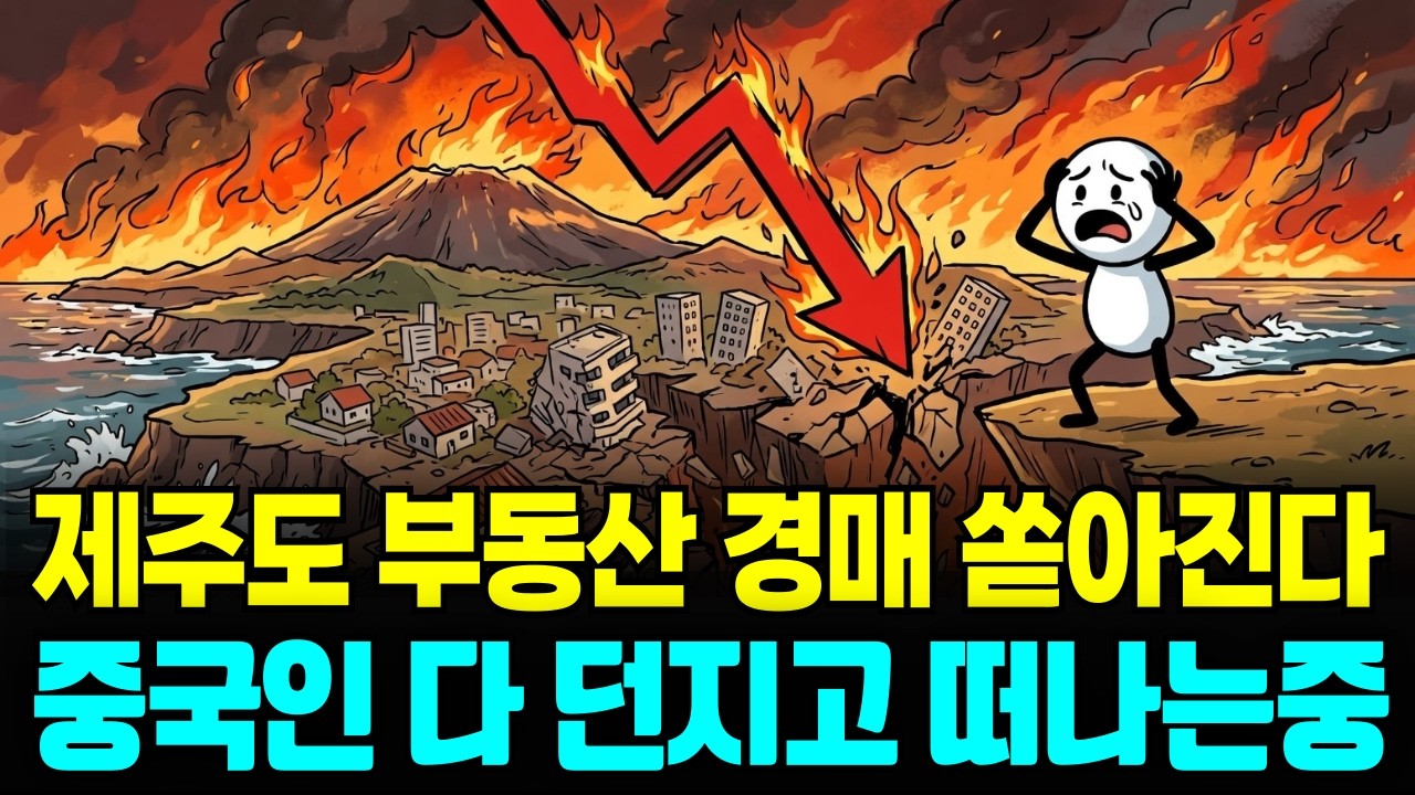 전국 1위였던 제주 집값이 반토막, 중국인들의 탈출로 몰락한 제주도