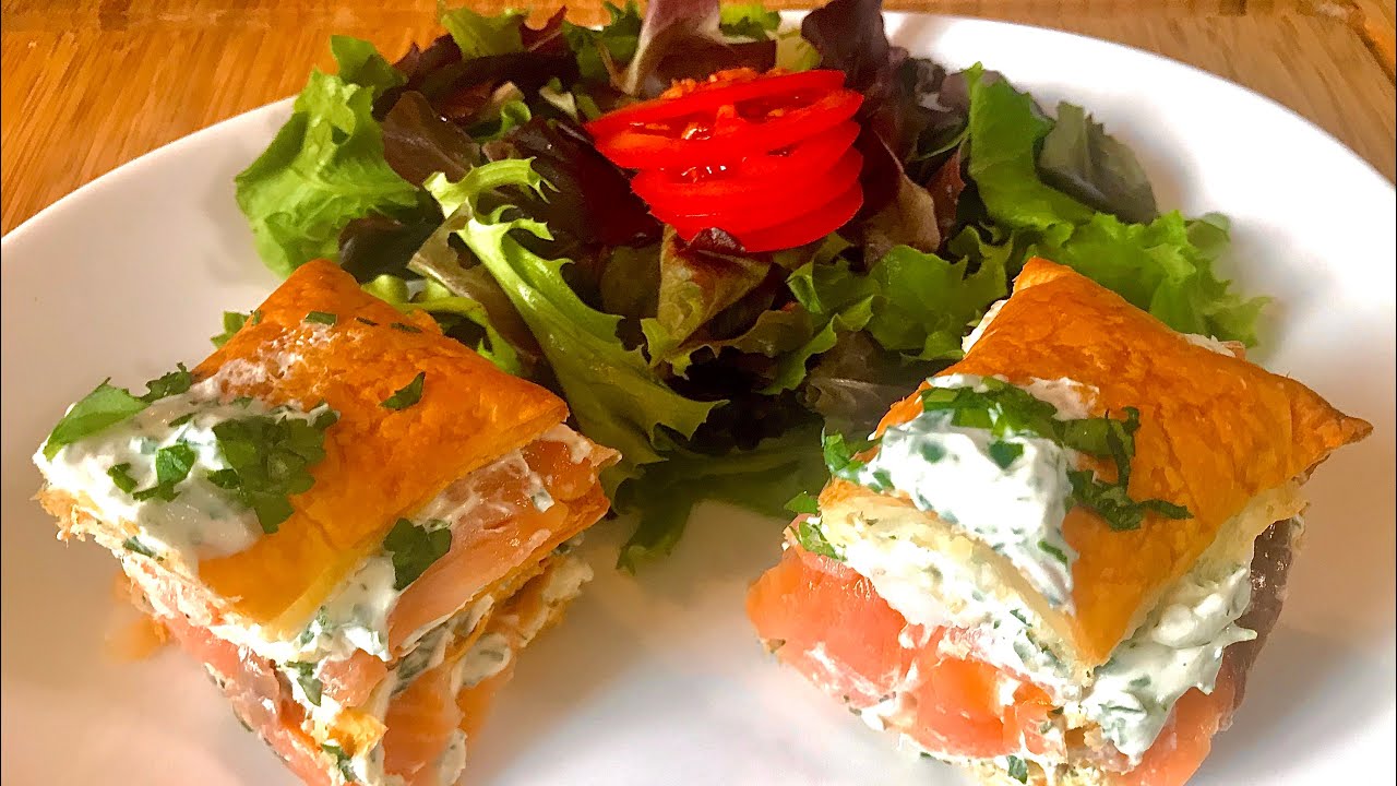 Multi-layers cake of salmon Lagi Syantik