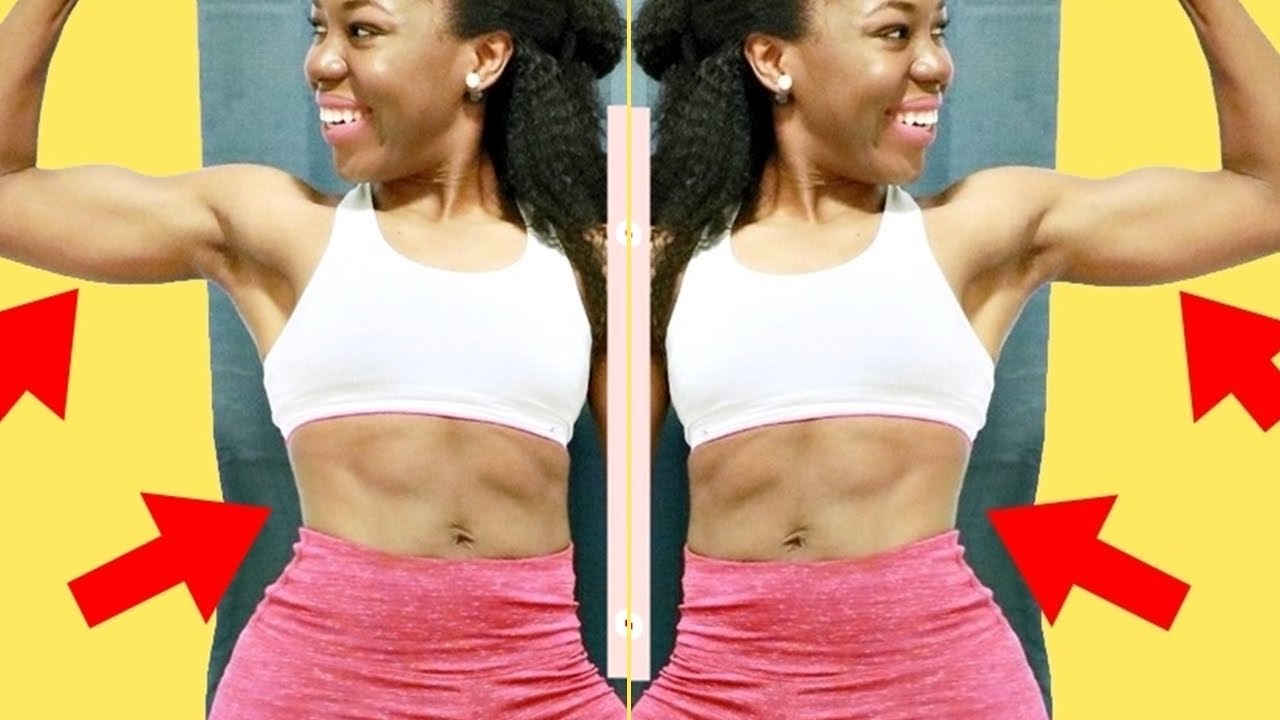 EASY ARMS & ABS WORKOUT | Get Rid of Flabby Arms & Belly Fat - Bodyweight Workout for Women -Get Fit