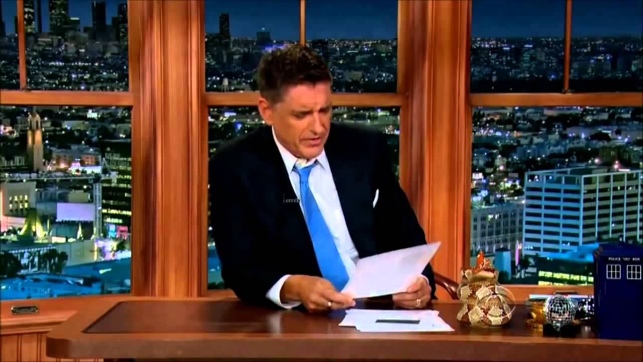 Craig Ferguson HD David Duchovny, Gloria Estefan[July 24, 2014]