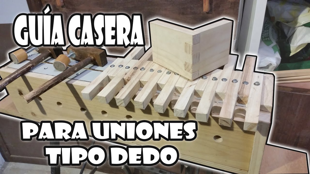 Incre&iacute;ble PLANTILLA casera para hacer UNIONES TIPO DEDO con fresadora