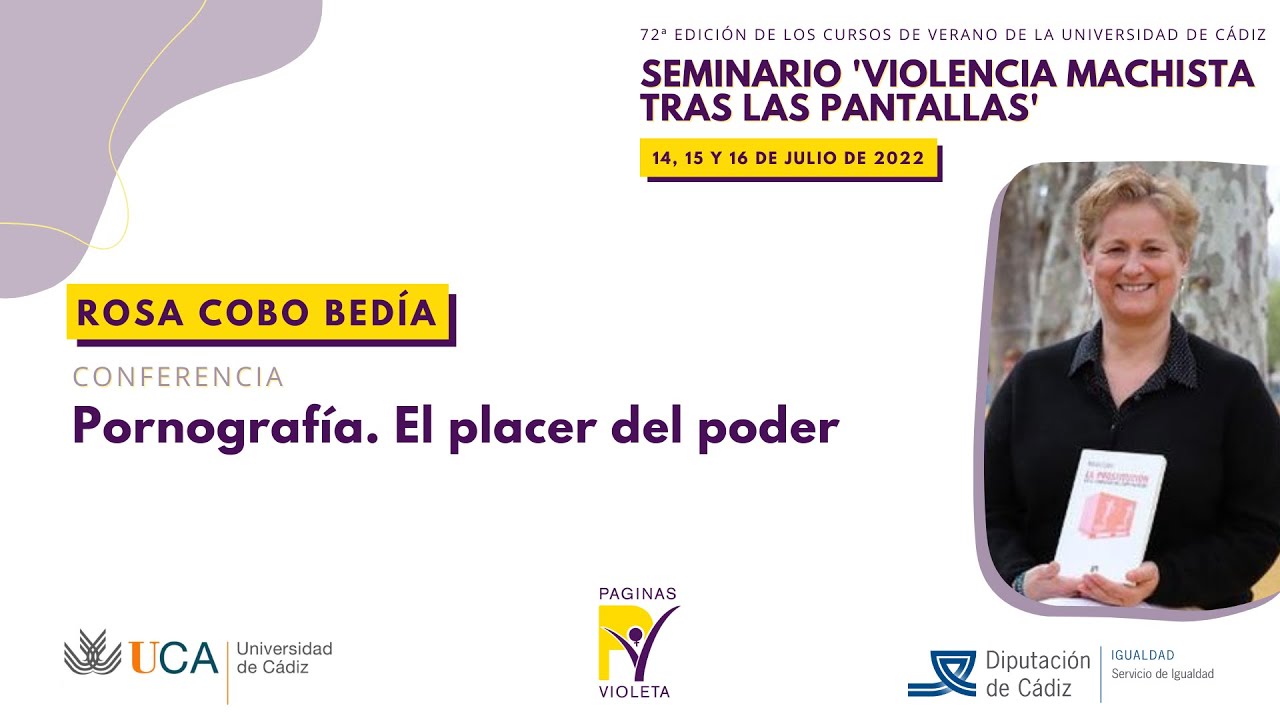 Ponencia Rosa Cobo: Pornografía. El placer del poder