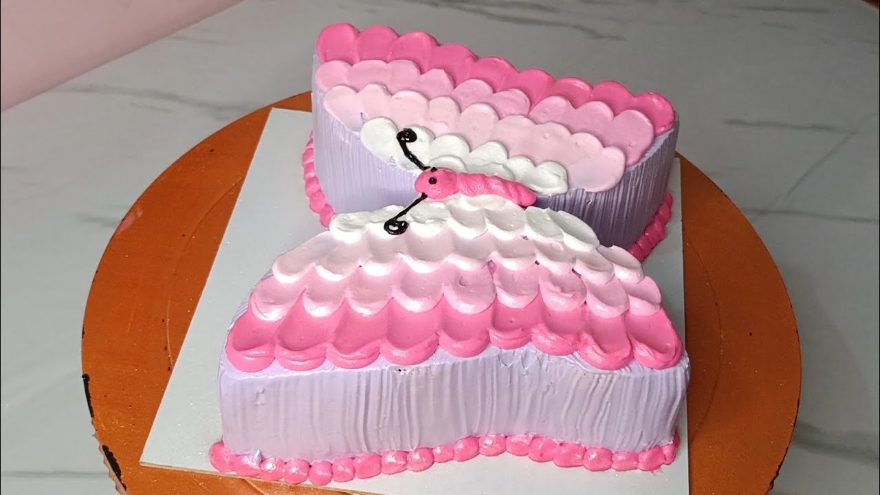 How to make butterfly cake 🦋🎂 || butterfly cake design 