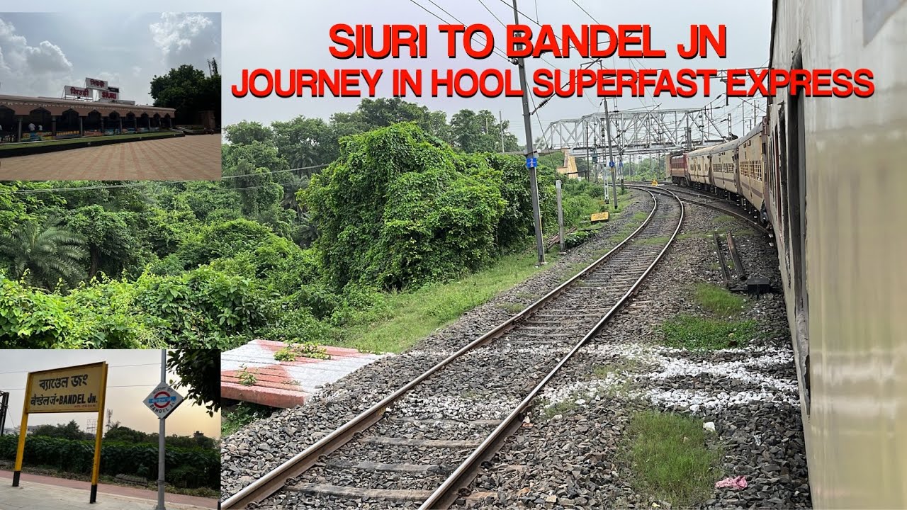 FROM SURI TO BANDEL THROUGH COAL FIELDS - JOURNEY IN 22322 DN HOOL SUPERFAST EXPRESS...