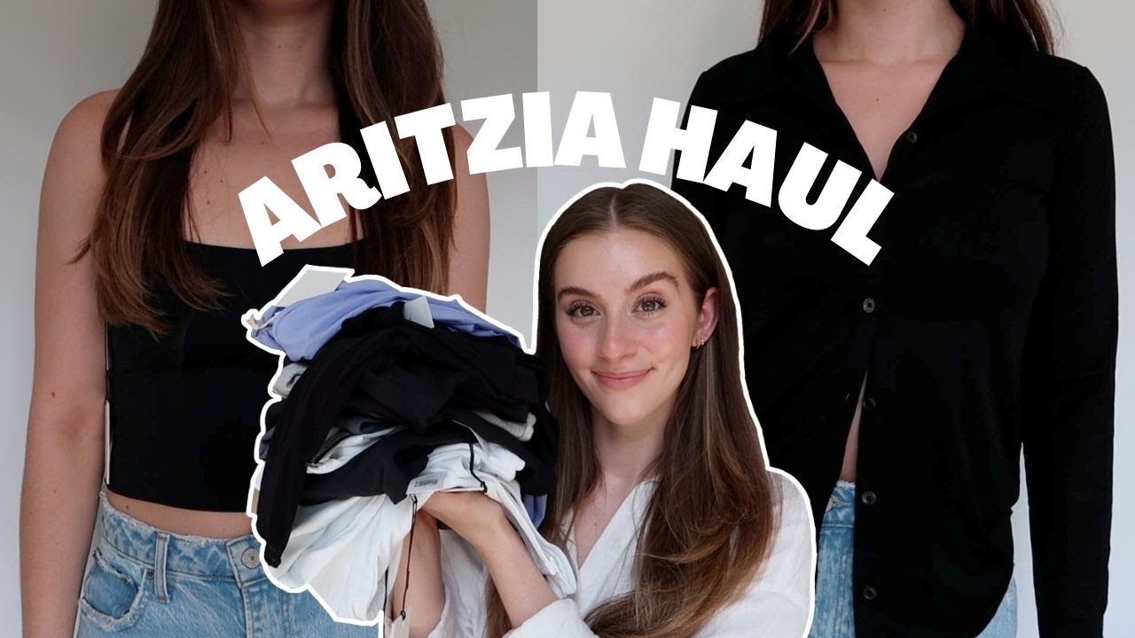 aritzia try on haul *clientele sale 2022*