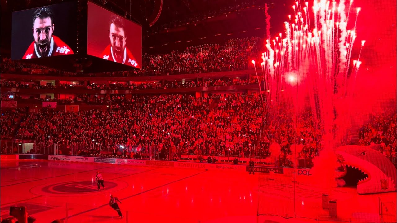 Kölner Haie Intro / Einlaufshow in der Lanxess Arena | KEC Hymne „Mer halde zesamme“
