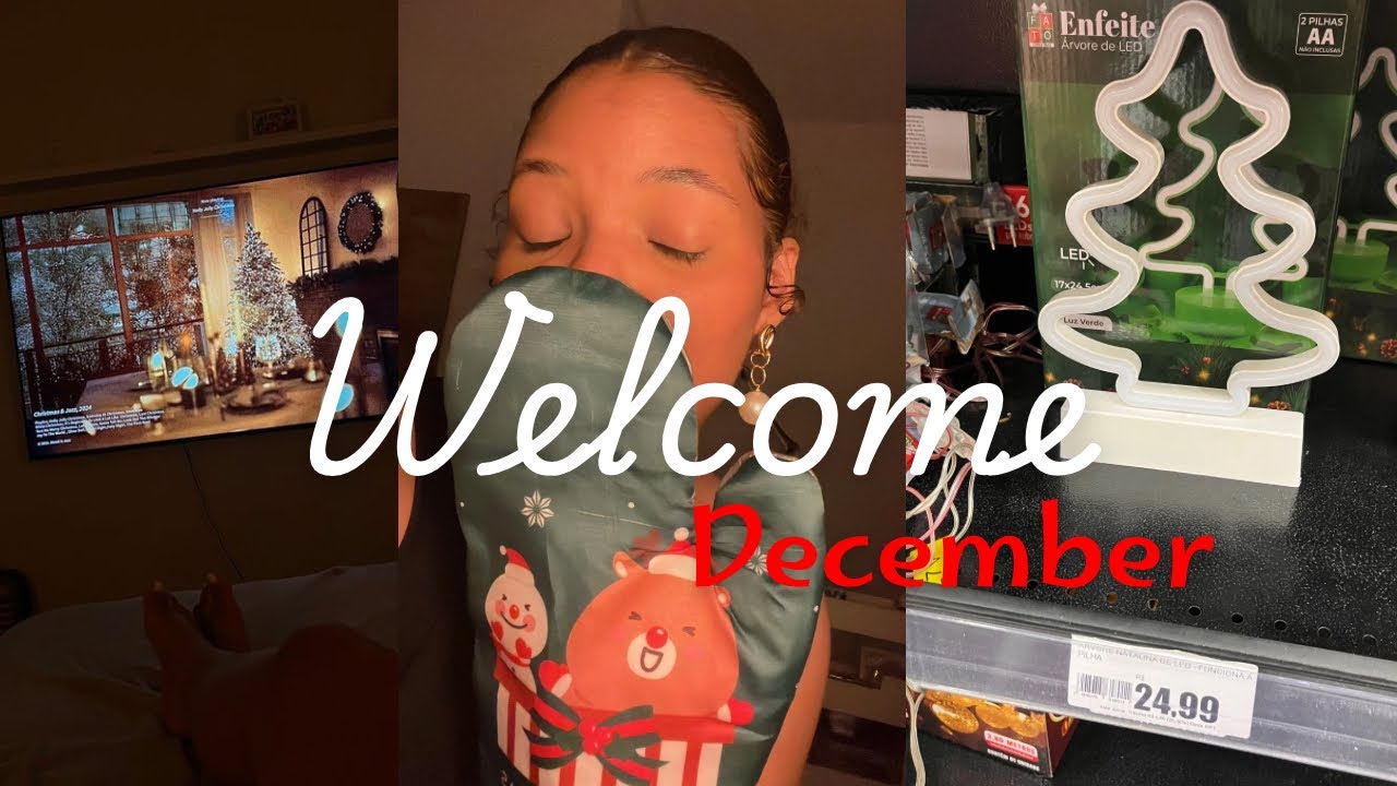 Vlogmas🎄bem vindo dezembro | comprinhas e novidades