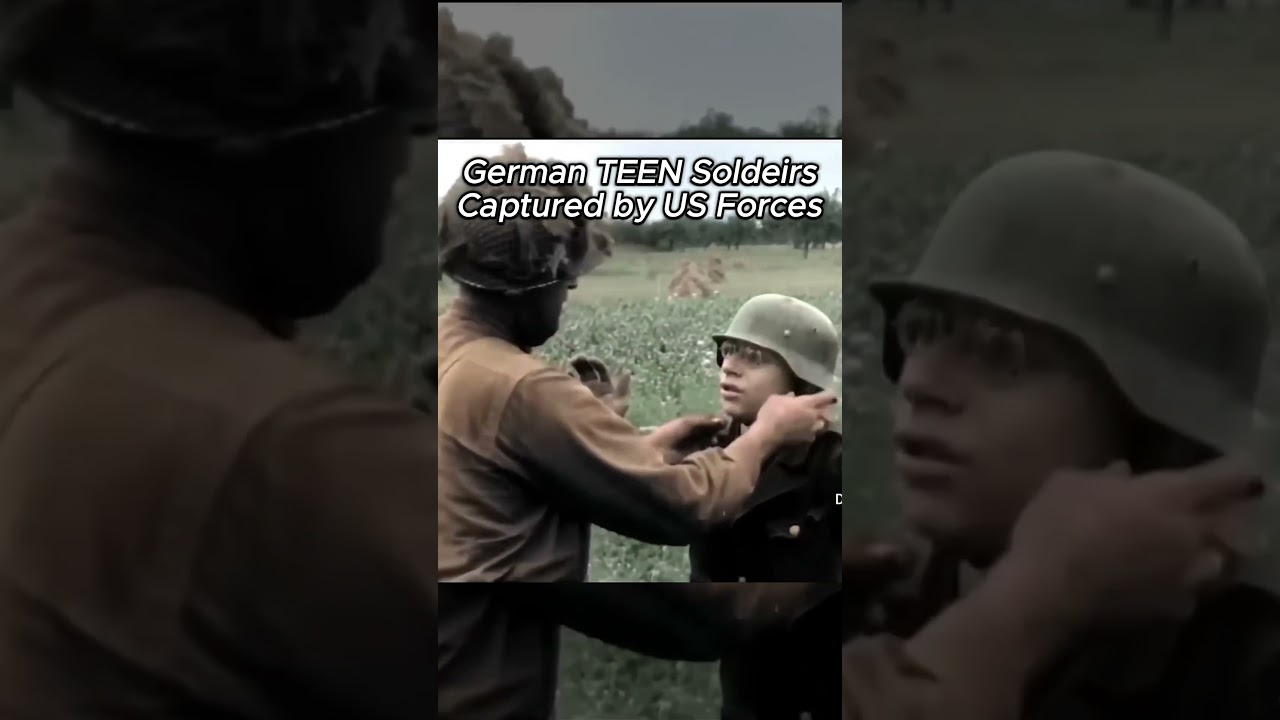 German CHILD Soldiers Captured WW2