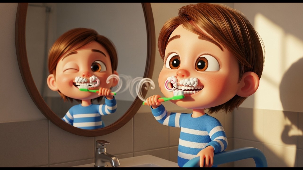 Brush Your Teeth and Wash Your Face | Healthy Habits Kids Song | Preschool Sing Along
