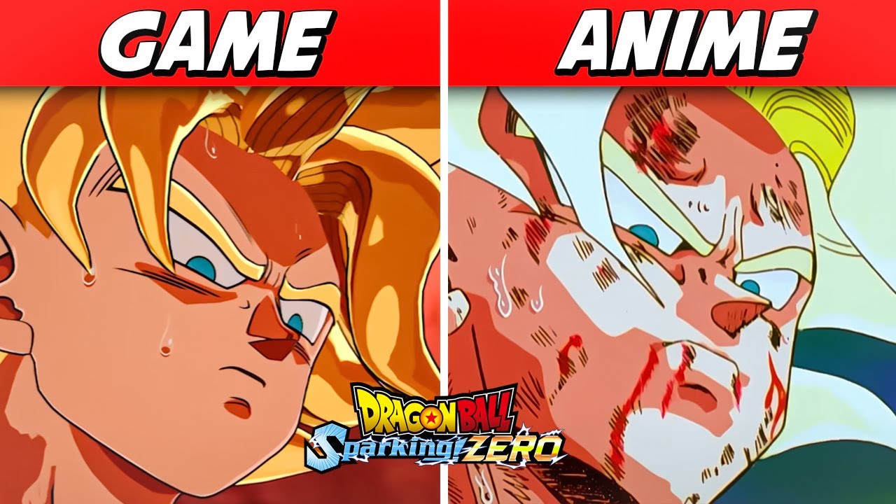 Ultimate Attacks Side by Side Comparison Dragon Ball Sparking Zero vs Anime!