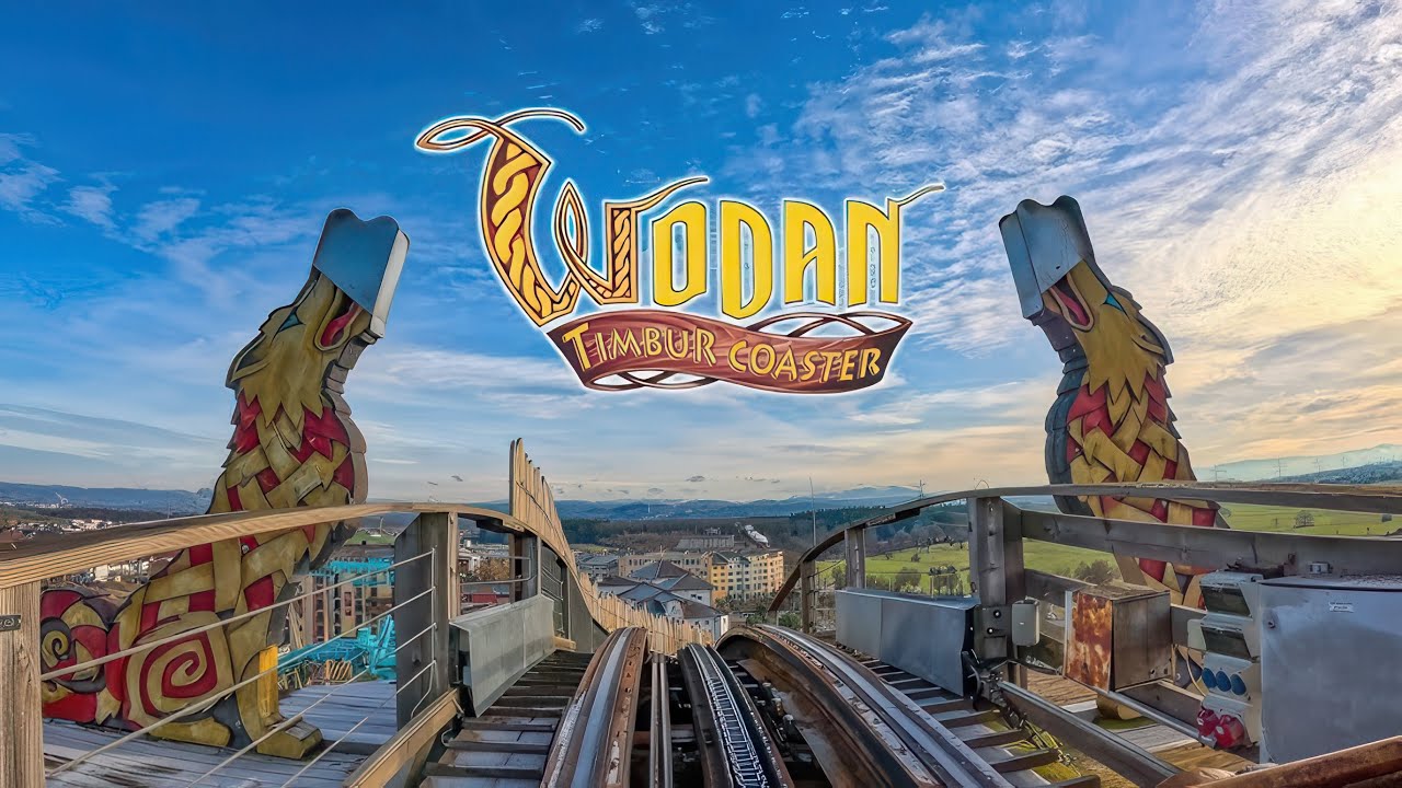 100 км/ч на деревянных горках WODAN! Аттракцион Europa-Park