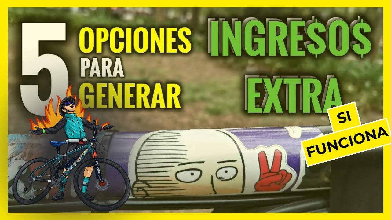 GANA DINERO Usando tu BICICLETA | 5 OPCIONES para Generar INGRESOS EXTRA | El Profe Brandon