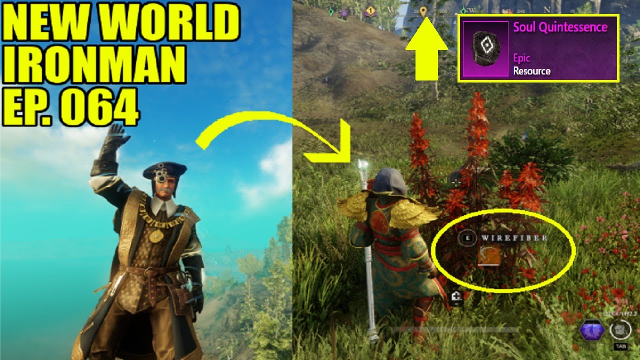 Crafting Our First LEGENDARY Tools - New World Ironman: Ep. 064
