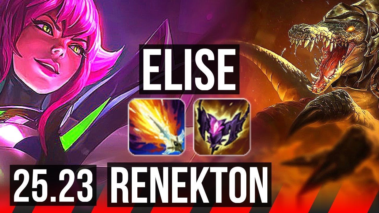 ELISE vs RENEKTON (TOP) | 67% winrate | EUW Master | 25.23