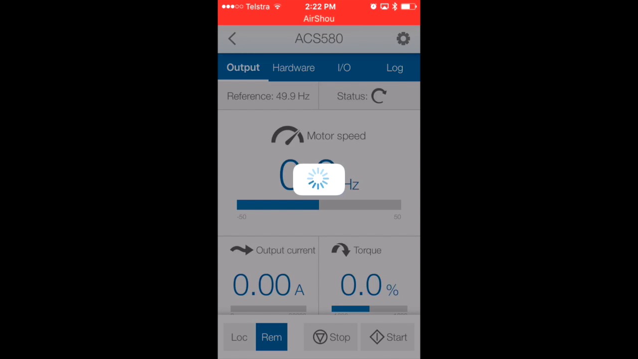 Control Logic | Controlling the ABB ACS580 via a Bluetooth connection