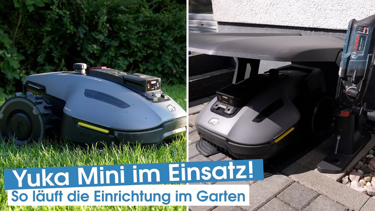 Yuka Mini im Garten einrichten – App, NetRTK & meine Mäh-Einstellungen erklärt!