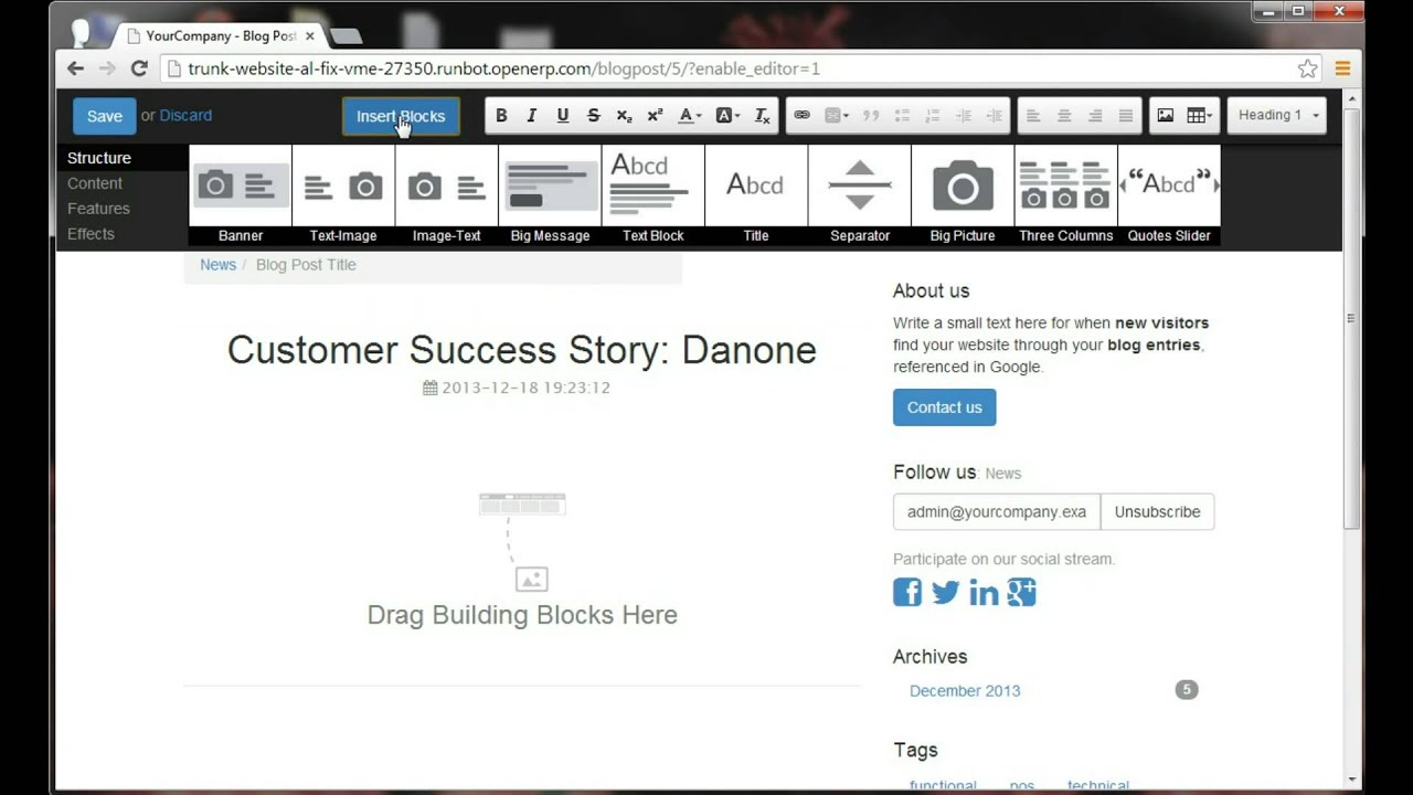 OpenERP SEO - Boost Your Website Trafic