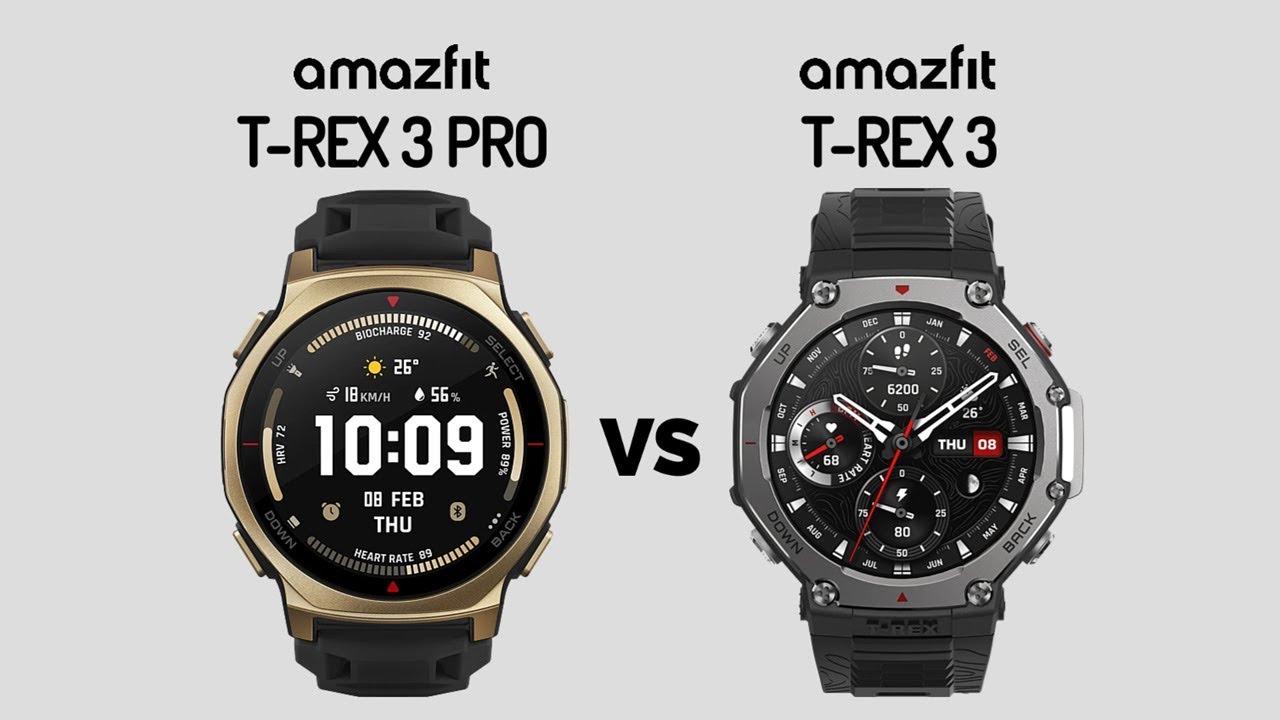 Amazfit T-Rex 3 Pro vs T-Rex 3 || Full Specs Comparison