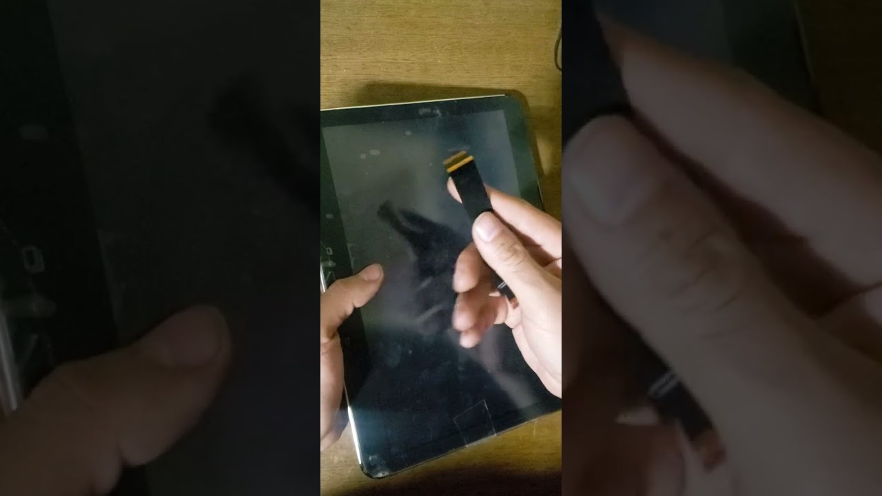 Samsung tab 4 de 10 pulgadas cambio de Flex de la pantalla  / no muestra imagen en la pantalla