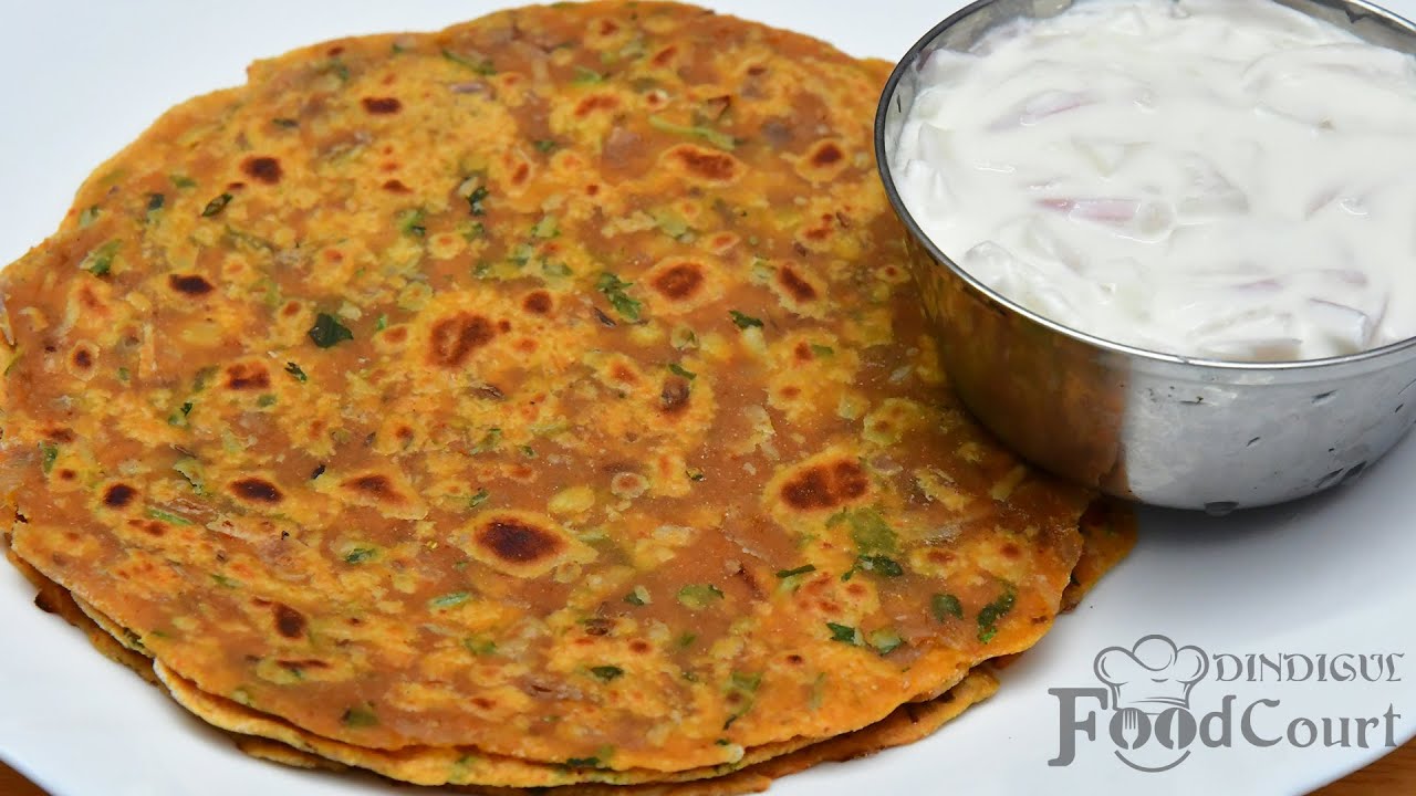 Soft Onion Chapati Recipe/ Onion Chapati/ Onion Paratha for Breakfast & Dinner