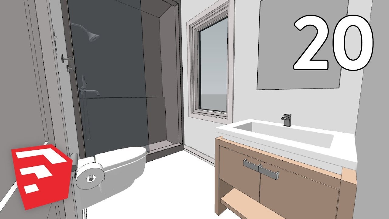 BATHROOM & SHOWER - Dramatic Contemporary House Pt. 20